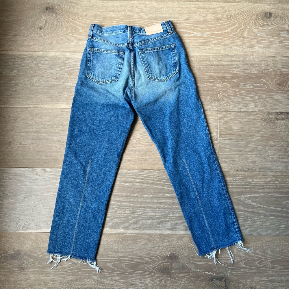 Trave Harper High Rise Crop Slim Straight Jeans Size 27